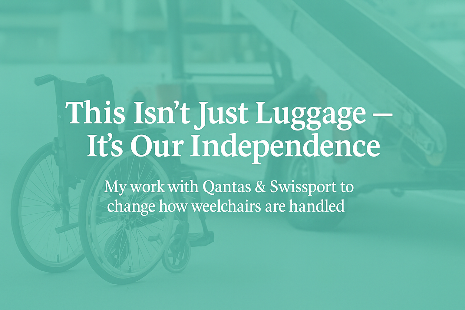 Invited by Qantas to make a Training Video